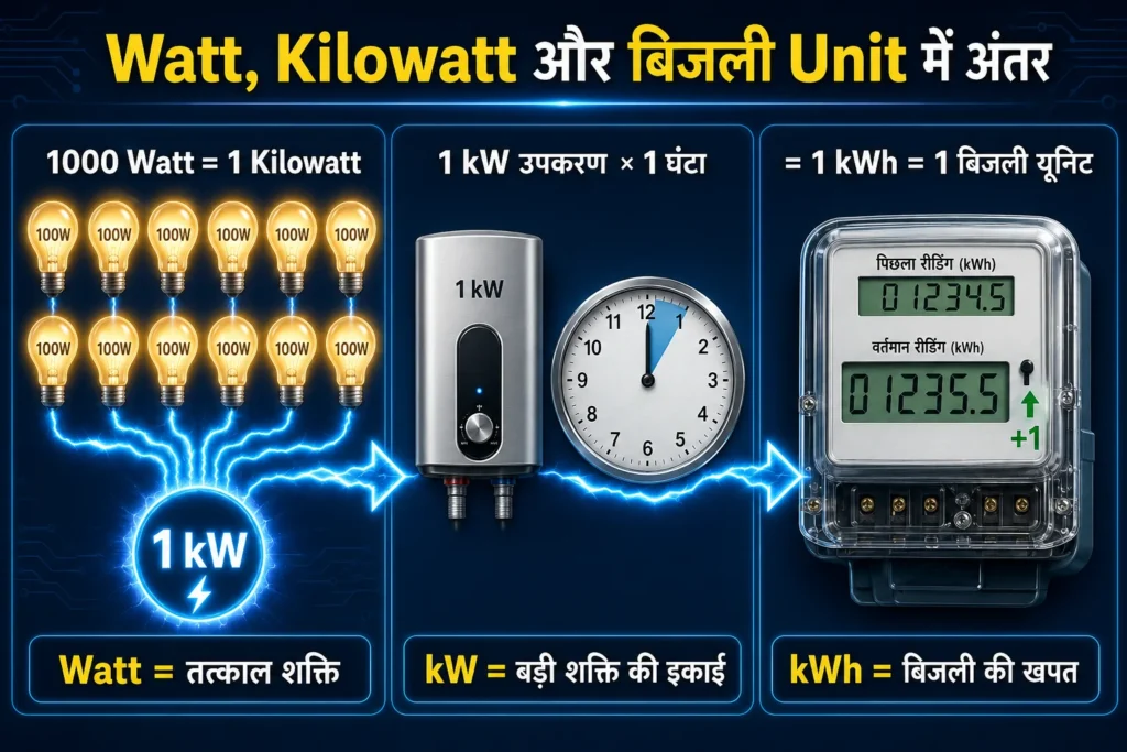 घर का बिजली लोड कैसे निकालें? आसान स्टेप-बाय-स्टेप गाइड 6 घर का बिजली लोड कैसे निकालें